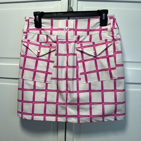 Jofit Golf Skort Size Women’s 2 Color Pink And White - Picture 4 of 11